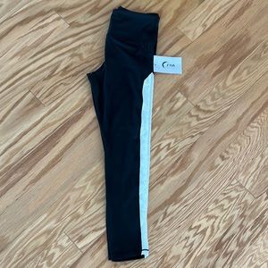 Zyia White Leopard Strip light n tight size 6-8